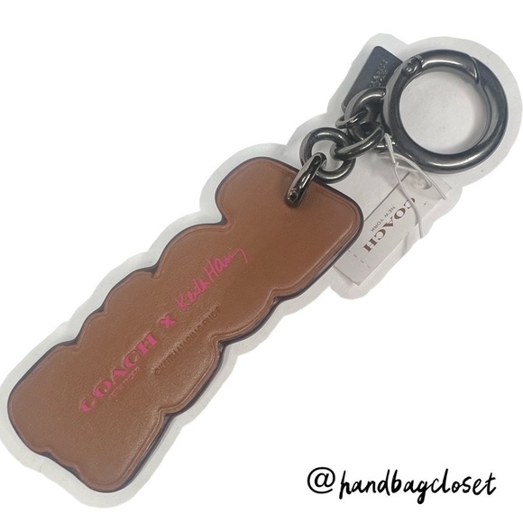 Coach Keith Haring LOVE Keychain Fob Limited Edition - Picture 6 of 7